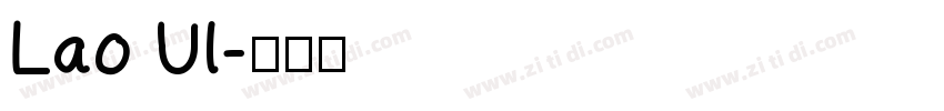 Lao UI字体转换